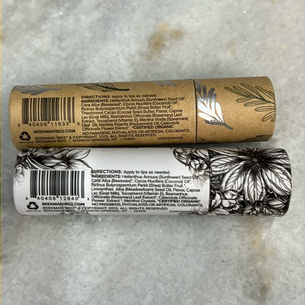 BEEKMAN 1802 Goat Milk Lip Balm 2PC Bundle - Picture 4 of 4